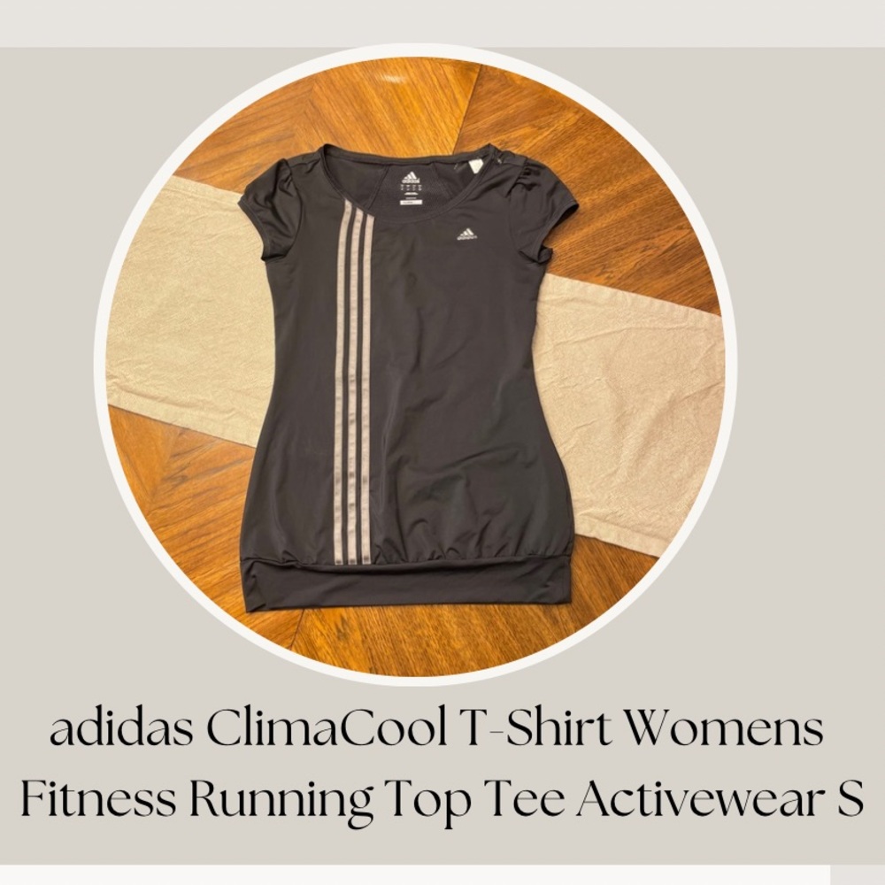 adidas ClimaCool T-Shirt Womens Fitness Running Top Tee Activewear S